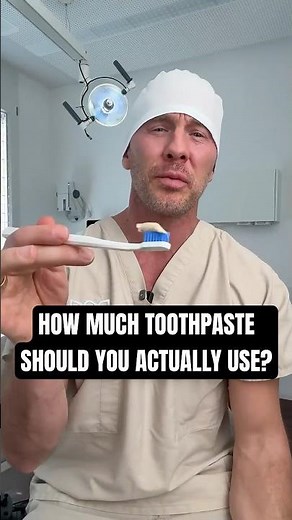 Most toothpaste ads show you covering the entire brush.