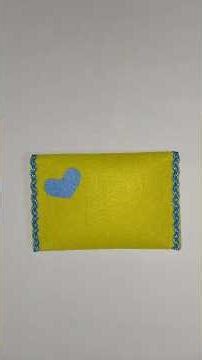 DIY Handmade Felt Envelope ✉️ | Easy Cute Craft Idea #Shorts #DIY