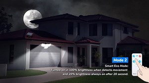 Watch Solar Outdoor Lights PIR Motion Sensor With Remote Control on Amazon Live