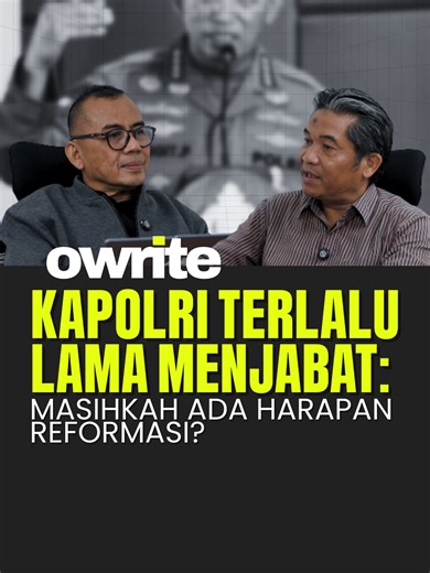 Apakah reformasi Polri benar-benar macet di tangan Kapolri saat ini? Dalam cuplikan Say It Episode 13 ini, kami membahas isu sensitif mengenai stagnansi reformasi di tubuh Kepolisian Republik Indonesia. Mulai dari kaitan putusan MK yang dianggap kontradiktif dengan peran polisi sebagai penegak hukum, hingga sorotan tajam terhadap langkah-langkah Kapolri Listyo Sigit Prabowo yang dinilai sebagai