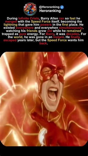 Barry Allen Exists Everywhere at Once Inside the Speed Force 🤯 #theflash #speedforce #shorts