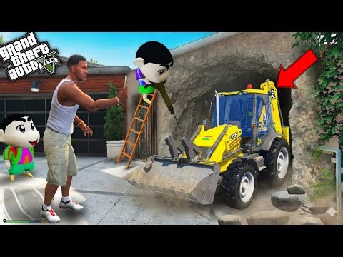 FRANKLIN & SHINCHAN FOUND INDIAN JCB!! 🏗️🇮🇳 (GTA 5 Mods)