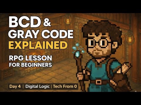 BCD & Gray Code Explained | Digital Logic | Tech From 0 — Day 4