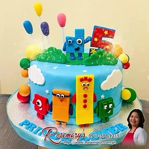 Numberblocks Birthday Cake