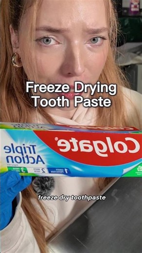 Freeze Drying Toothpaste | Is it STILL USABLE??