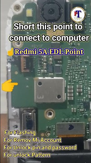 Redmi 5A EDL Point | Redmi 5A EDL Test Point | Redmi Mobile EDL Point