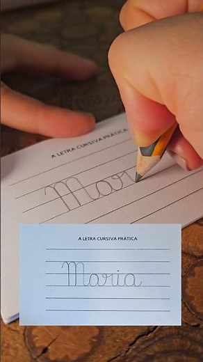How do you write Maria using practical cursive writing?