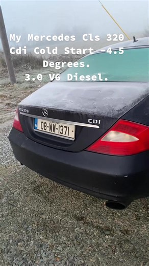 Mercedes Cls 320 Cdi Cold Start - V6 Diesel Engine