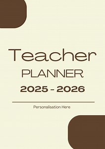 Teacher Academic Planner 2025 - 2026 - Etsy