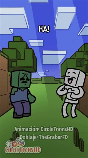 LO QUE los MOBS de MINECRAFT VEN cuando TE MATAN en UN MUNDO HARDCORE - CircleToonsHD EN ESPAÑOL