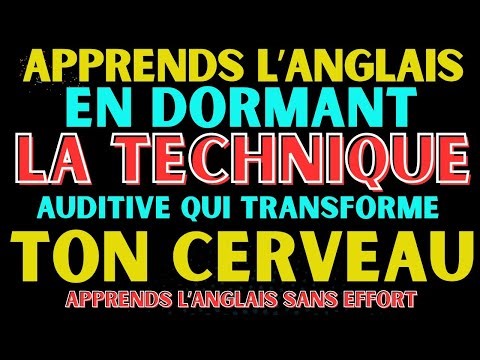 😴 APPRENDS L’ANGLAIS EN DORMANT | LA TECHNIQUE AUDITIVE QUI TRANSFORME TON CERVEAU 🧠🎧