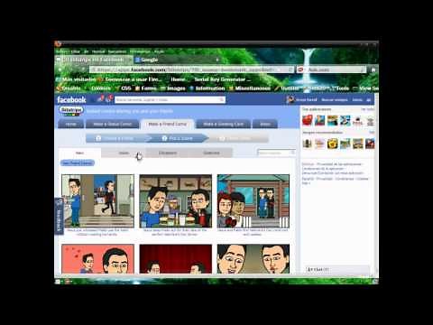 Como usar bitstrips para facebook