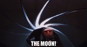 the moon!