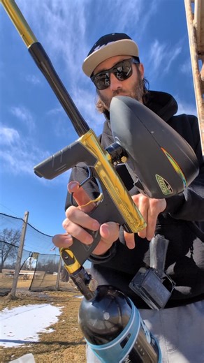 Nick Slowiak on Instagram: "New @dyepaintball DSR PRO shooting out of the box - Semi and FULL AUTO! #choosedye"