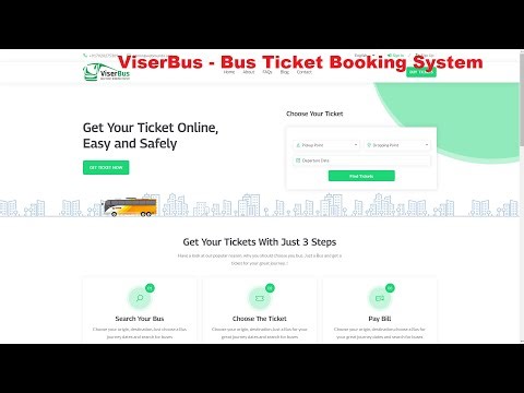 ViserBus - Bus Ticket Booking System | How to install Bus Ticket Booking System