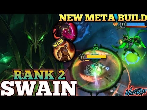 SWAIN HYPER CARRY MVP PLAY! NEW BROKEN META BUILD - TOP 2 GLOBAL SWAIN BY falled10 - WILD RIFT