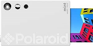 Zink Polaroid Mint Instant Print Digital Camera (White), Prints on Zink 2x3 Sticky-Backed Photo Paper