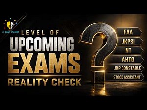 Level of JKSSB Upcoming Exams || Reality Check || JKPSI, NT, AHTO, JKP Constable, Stock Assistant