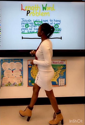 Length Word Problem Math Lesson