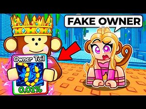 I Used REAL OWNER To Troll My Friends in +1 Speed Monkey Escape...