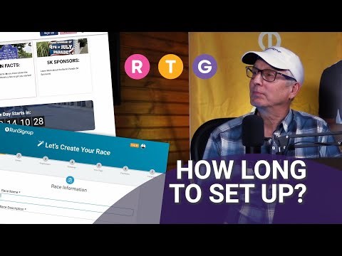 How Long Does it take to Set Up a Race Page on RunSignup?