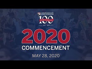 HGSE 2020 Harvard Teachers Fellows Degree Ceremony | #HGSE20