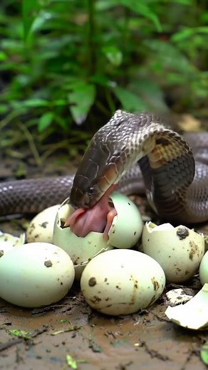 King Cobra Raids Bird Nest #wildlife #kingcobra #cobra #snake #snakeattack #predatorprey #wildlifephotography #naturedocumentary #natgeo #reels | Frederick4k