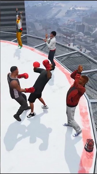 Franklin VS Lamar #levelupmaster #gta #gtav #gaming #viral #action #funny #grandtheftauto #gta5