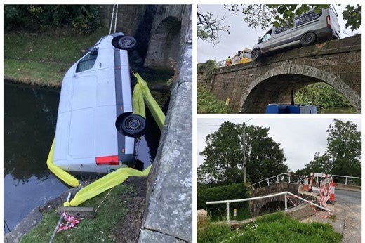 'Take more care!' Historic bridges over Lancaster Canal most-struck in country