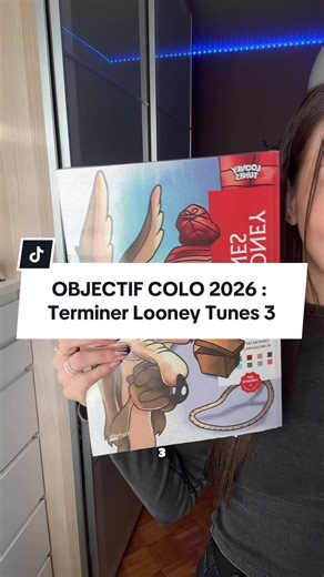 Objectif colo de 2026 : terminer le Looney Tunes 3 ✨ Et vous quels sont vos objectifs colos ou autre ? Si vous en avez ☺️ Illustrations | Charlotte Mendès #coloriage #coloriagemystere #looneytunes #objectif2026