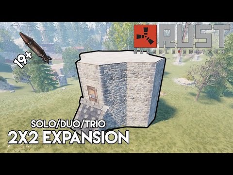 2x2 Expansion Bunker Base Design - Rust Console Edition