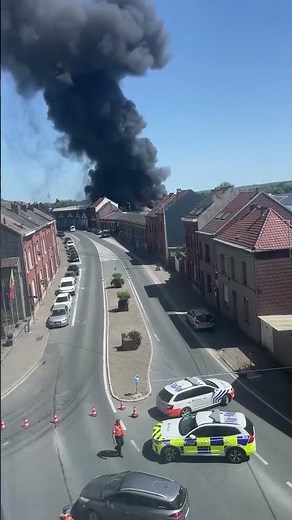 [URGENT] 🚨 Important incendie en cours à Tubize.