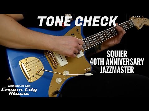 TONE CHECK: Squier 40th Anniversary Jazzmaster Gold Edition Demo