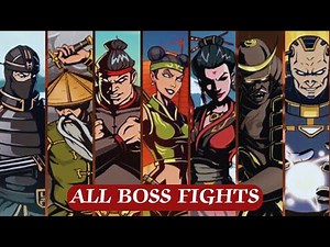 Shadow Fight 2 All Boss Fights || All Boss Weapons Vs All Bosses [1080p 60fps].