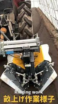 畝上げ作業様子 Ridging work #shorts
