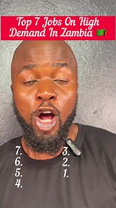 6.5K views · 105 reactions | Top 7 Jobs on High Demand In Zambia | Knowledge World Academy | Facebook