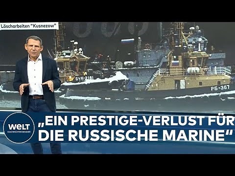 "ADMIRAL KUSNEZOW" FÄNGT FEUER: Das bedeutet der Ausfall vom einzigen Flugzeugträger für die Russen