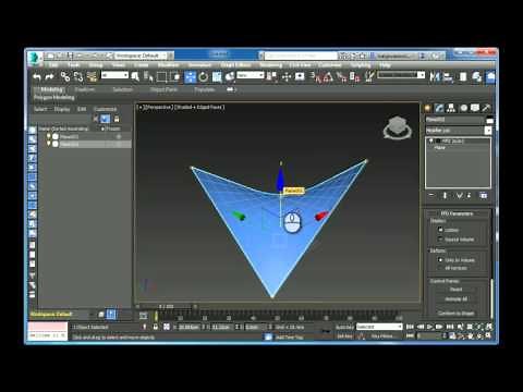 Creating Hyperbolic paraboloid in Autodesk 3ds max