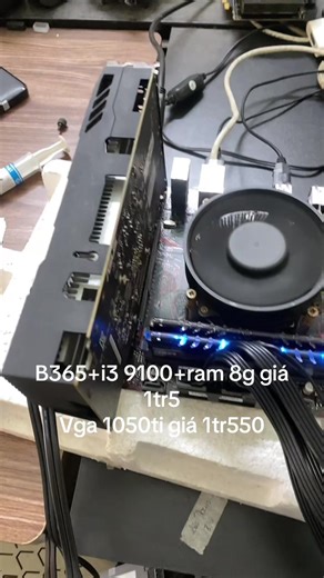 B365 i3 9100 ram 8g giá 1tr5 Vga 1050ti giá 1tr550. Lh:0979064398#shorts #short #shortvideo #computers