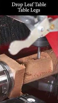 Drop Leaf Table - Turning the Leg