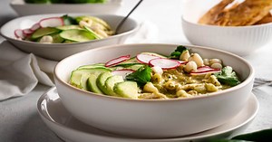 Pozole Verde - Green Chicken Pozole (Authentic Flavor!) - Slender Kitchen