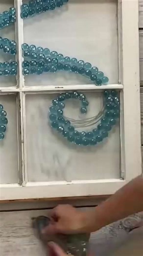 Grab some Dollar Tree gems & an old window 😱