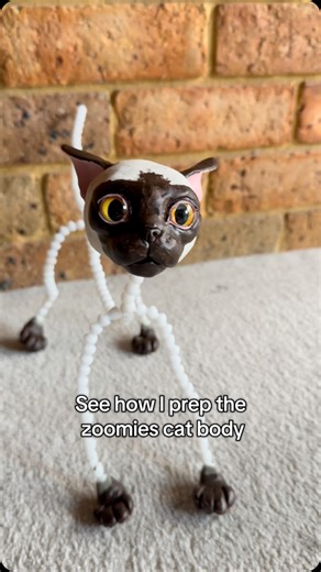 26 reactions · 3 comments | See how I do the zoomies cat body prep! #artdoll #fauxtaxidermy #dollmaking #handmade #poseableartdoll #catart #ooakdoll #dollcollector #creatorsearchinsights | Creatures of Nat | Facebook