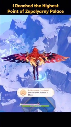 I Reached the Highest Point of Zapolyarny Palace #genshinguide #genshin #genshinsum #hoyoverse