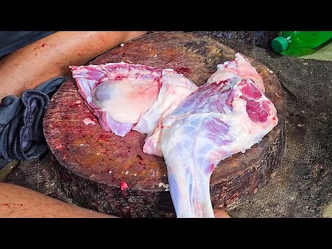 Mutton Cutting Full Tutorial | Proper Mutton Cutting Step by Step
