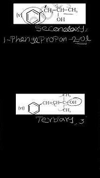 IUPAC Name of secondary and Tertiary alcohols