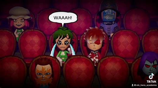 🥦 It’s ok to cry in the cinema🤍 #nintendo #miitopia #mha #myheroacademia #deku #izukumidoriya #shoto #shototodoroki #tododeku