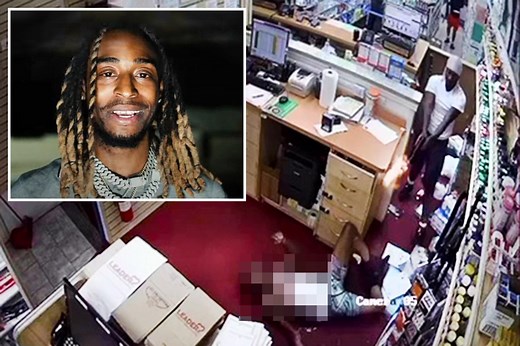 Shocking video shows the moment a drill rapper is murdered inside a Bronx pharmacy on June 9th