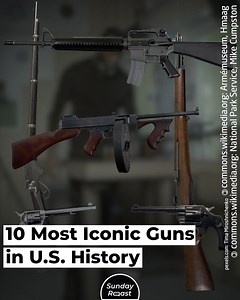 222K views · 1.6K reactions | In 2013, the legendary sniper Chris Kyle published a book called American Gun: A History of the U.S. in Ten Firearms.  The book describes ten weapons that have shaped American history since the Revolutionary War.  Here are Kyle’s choices: | Sunday Roast | Facebook