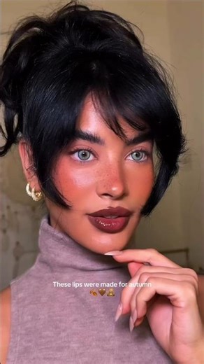 "Fall in Love with Autumn Lips 🍂💄 | Cozy Makeup Tutorial"